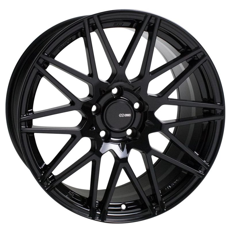 Enkei TMS 17x8 5x100 45mm Offset 72.6mm Bore Gloss Black Wheel