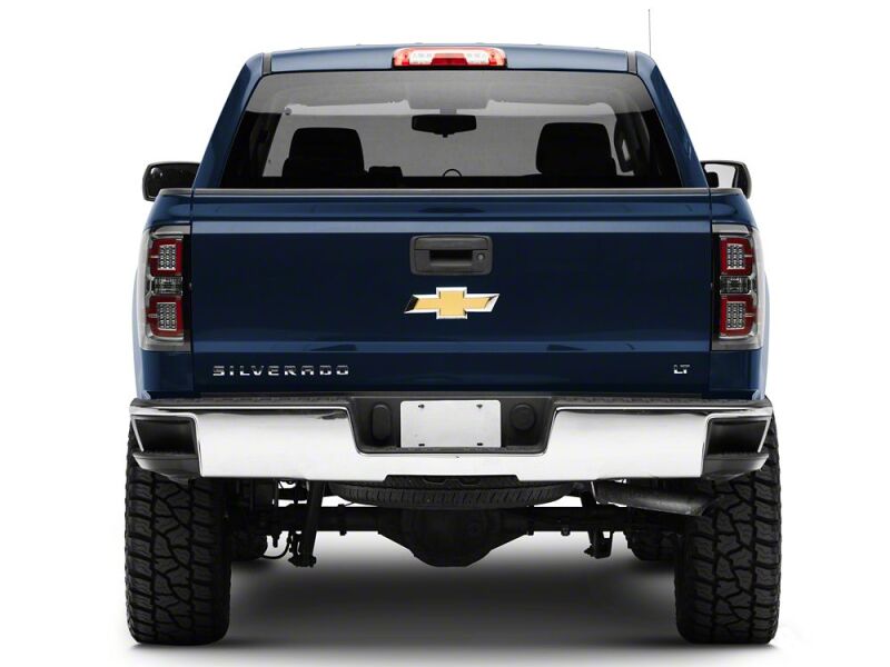 Raxiom 14-18 Chevrolet Silverado 1500 LED Tail Lights/SeqTurn Signals- Chrome- Smoked Lens