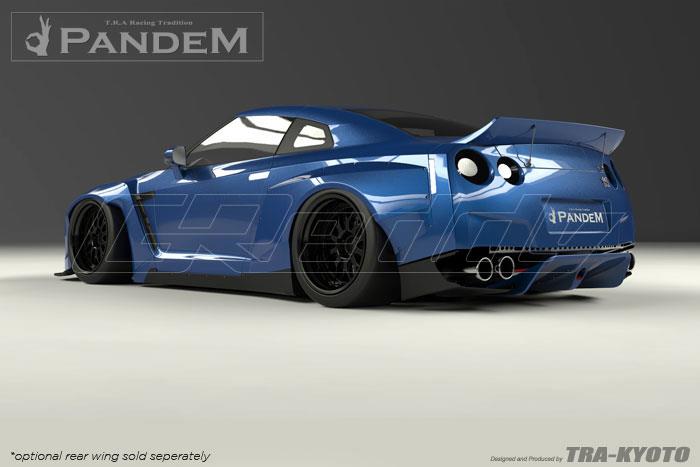 GReddy Nissan GTR R35 Version 2 Pandem X Rocket Bunny Rear Under Diffuser