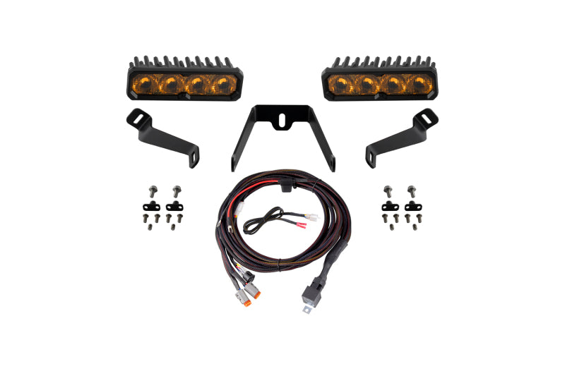 Diode Dynamics 2015-2017 Subaru WRX SS6 Sport LED Kit Yellow Driving 3000K