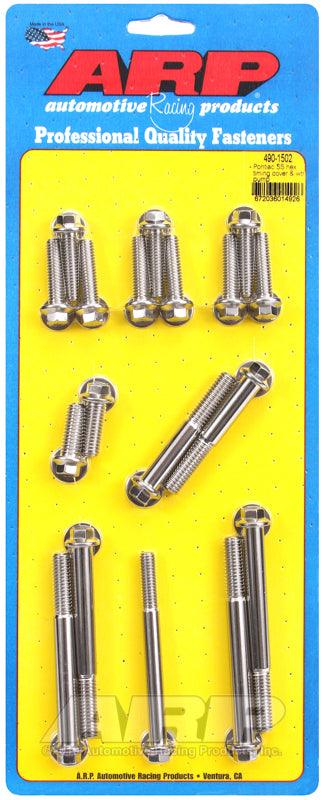 ARP Pontiac SS Polished Hex Timing Cover and Water Pump