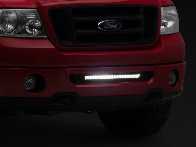 Raxiom 06-08 Ford F-150 Front Bumper Mounted 20in LED Light Bar/Bracket