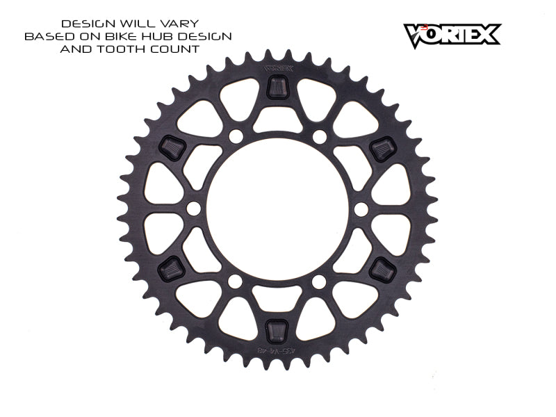 Vortex Racing V4 46 Tooth 520 Sprocket Use w/ 3766 Front - Hardcoat