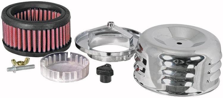 K&N Lvrd 2-3/16in Or 2-5/18in Flg. 4in Top (1)