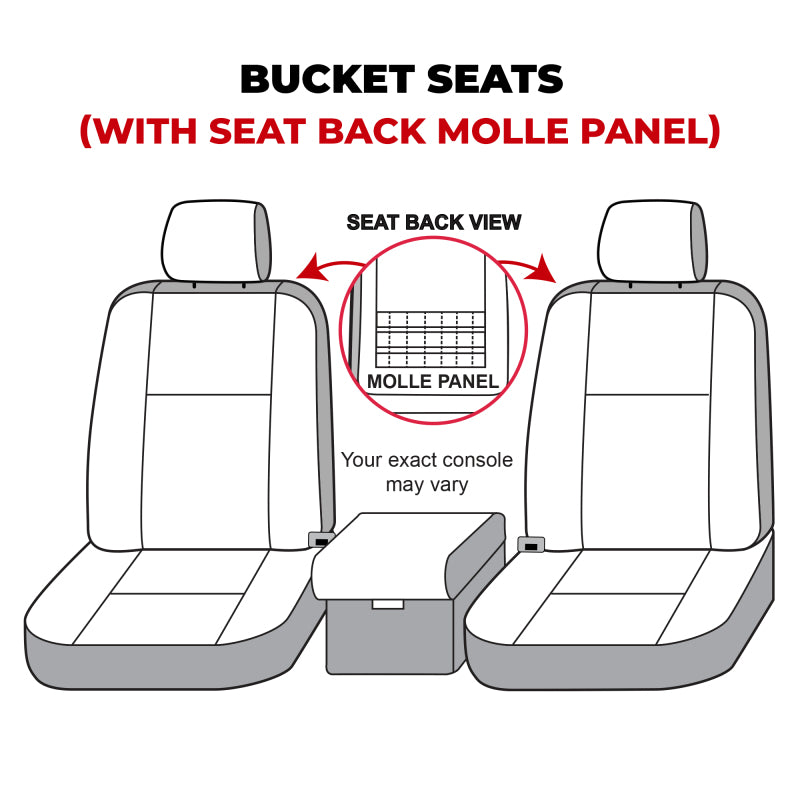 Covercraft 21-24 Ford Bronco Carhartt SeatSaver Custom Front Row Seat Covers - Brown