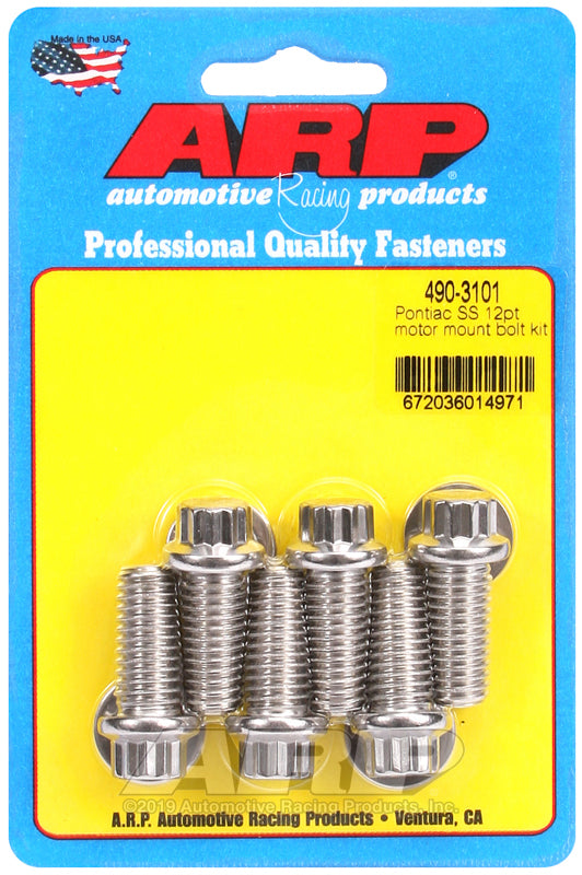 ARP Pontiac SS 12pt Motor Mount Bolt Kit