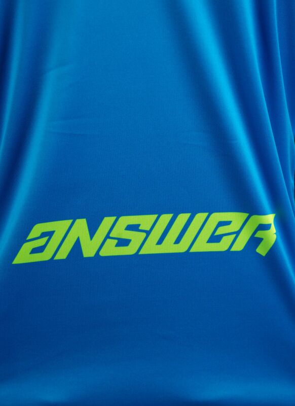 Answer LE Elite Camo Jersey Cyan/Hyper Acid/Black - Small