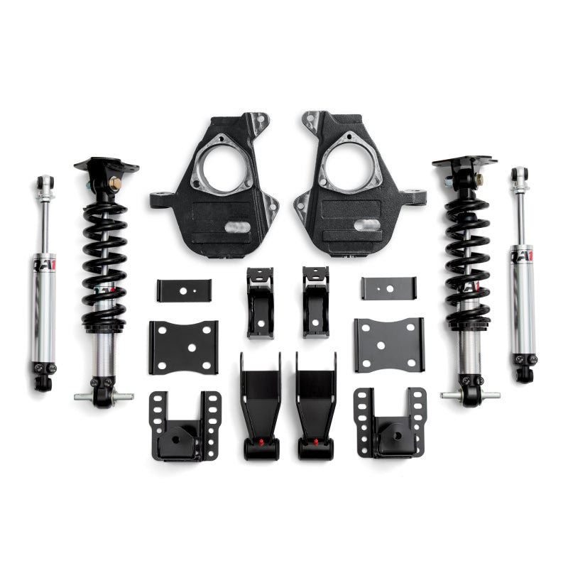 QA1 07-16 Chevrolet Silverado 4WD Lowering Kit w/ Spindles Double Adjustable 4in-6in