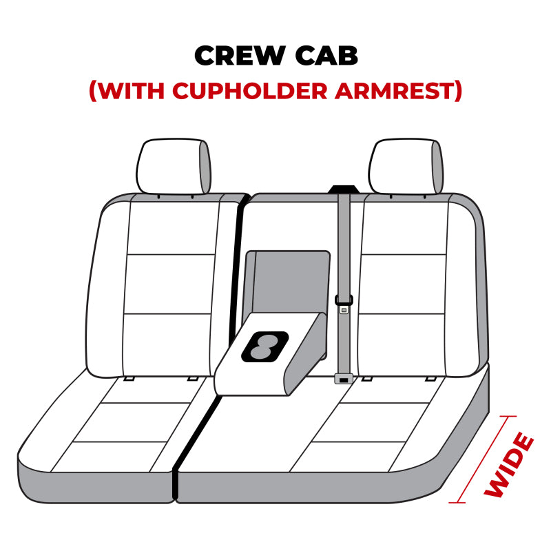 Covercraft 07-13 GMC Sierra/Silverado Carhartt SeatSaver Custom Second Row Seat Covers - Brown