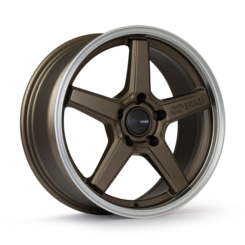 Enkei Quasar 18x8in / 5x120 BP / 40mm Offset / 72.6mm Bore - Matte Bronze Wheel