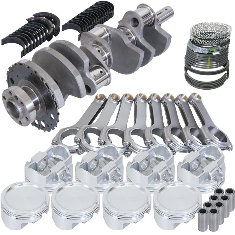 Eagle Chevy LS 4.8/5.3 4.000in Crank 24 Tth Rlctor 6.125in H-Beam 3.780in Pistons Rotating Assembly
