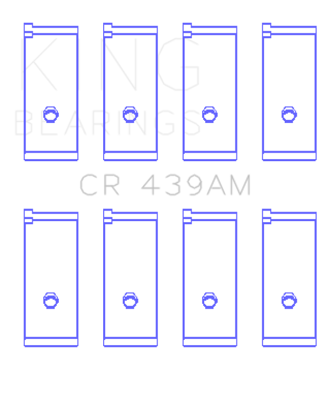 King Engine Bearings Honda A18A1/A20A1/B20A3/BS1/ES/ET1-2 Connecting Rod Bearing Set