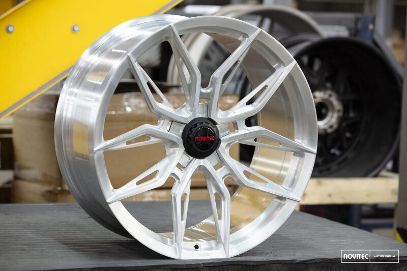 Vossen x Novitec NF11 21x10in - 5x114.3 BP - ET29 - Brushed Gloss Clear Ferrari SP1/2 Front Wheel