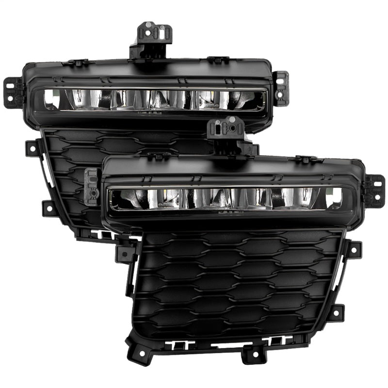 Spyder 22-24 Jeep Grand Cherokee (3-Row) OEM LED Fog Lights w/Switch - Clear (FL-JGC22-3R-LED-C)