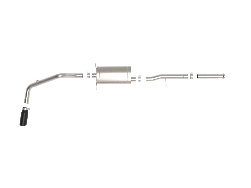 aFe Apollo GT Series Cat-Back Exhaust System GM Trucks 09-18 V6-4.3L/V8-4.8/5.3L- Black Tip