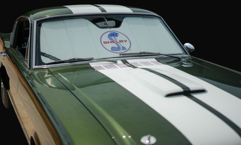 Covercraft 05-09 Ford Mustang Coupe Premier Series UVS100 Custom Sunscreen with Shelby Snake logo
