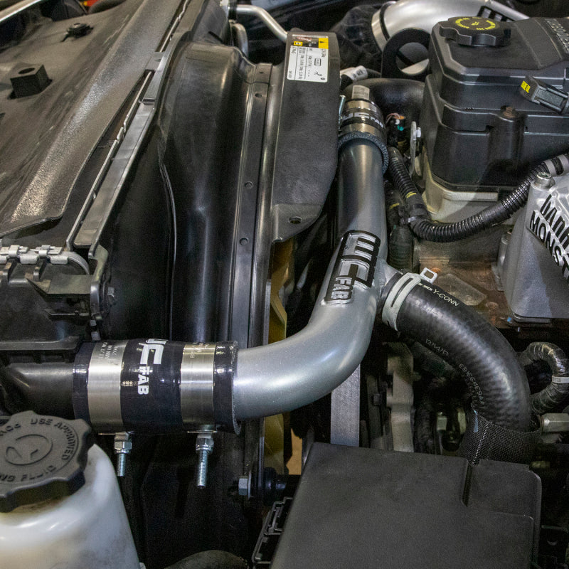 Wehrli 13-15 Dodge Cummins 6.7L w/Dual Radiator Upper Coolant Pipe - Gun Metal