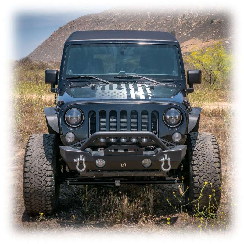 Turn Offroad 2007-2018 Jeep JK 2 Door Safari Style Hardtop Primer (Paintable)