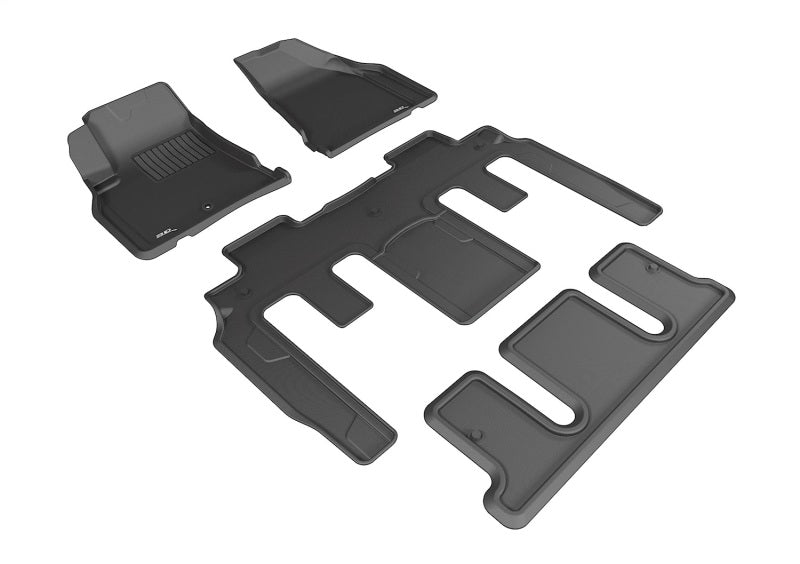 3D MAXpider 09-17 Chevrolet Traverse (2nd Row Bucket Seats) Kagu Black Full Set