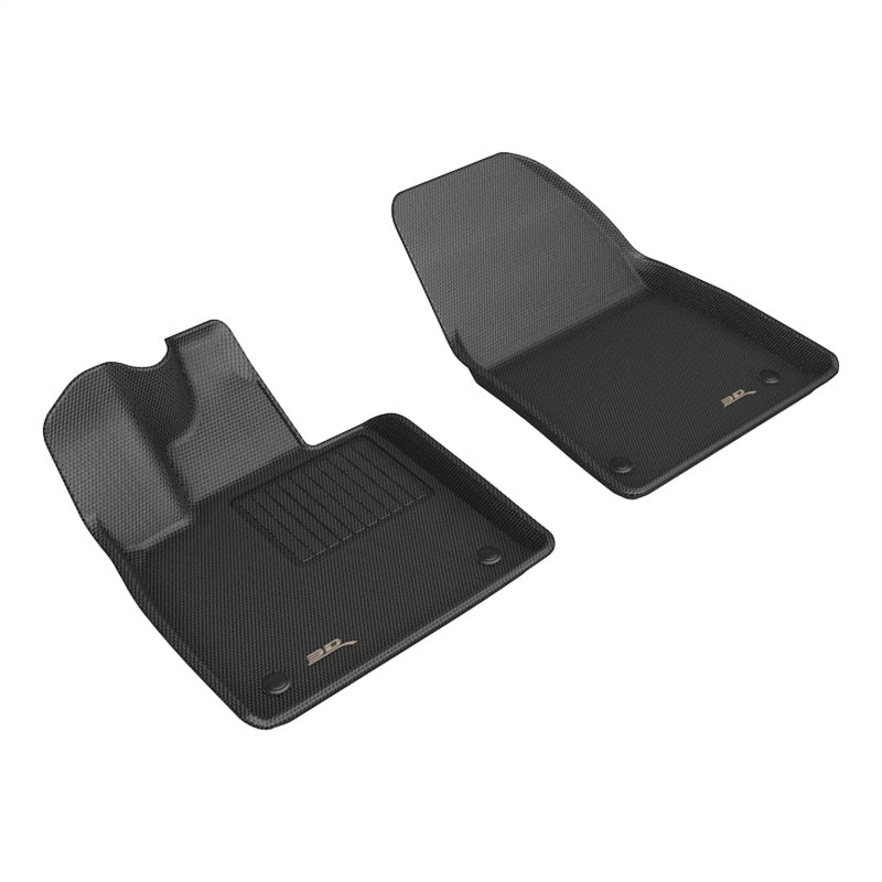 3D MAXpider 25-26 Polestar 4 Kagu 1st Row Floor Mat - Black (2pc)