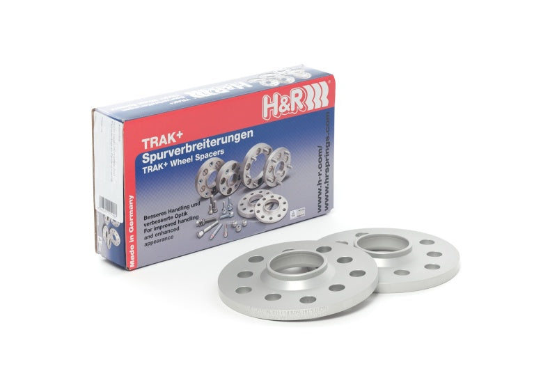 H&R Trak+ 5mm DR Spacer Bolt Pattern 5/112 66.5mm CB Bolt Thread 14x1.5 - Black