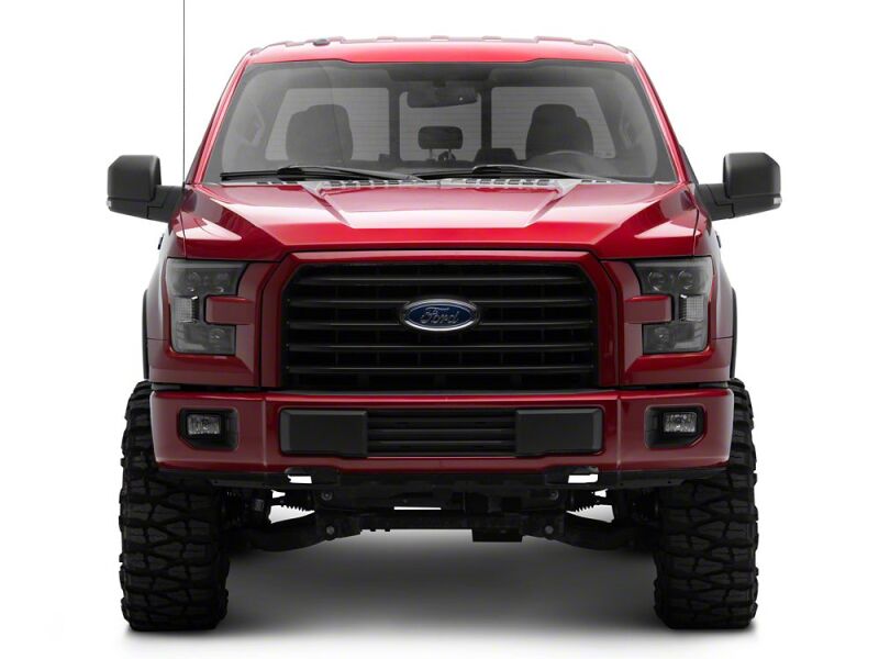 Raxiom 15-17 Ford F-150 XR Series LED Projector Headlights with DRL- Black Housing- Clear Lens