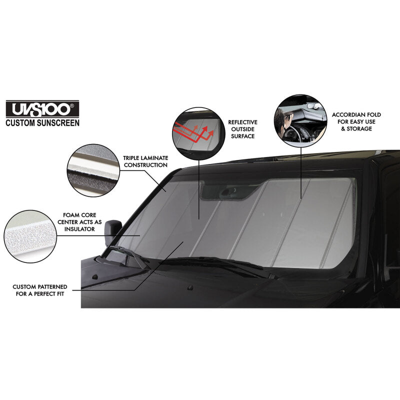 Covercraft 25-26 Kia K5 UVS100 Custom Sunscreen - Silver