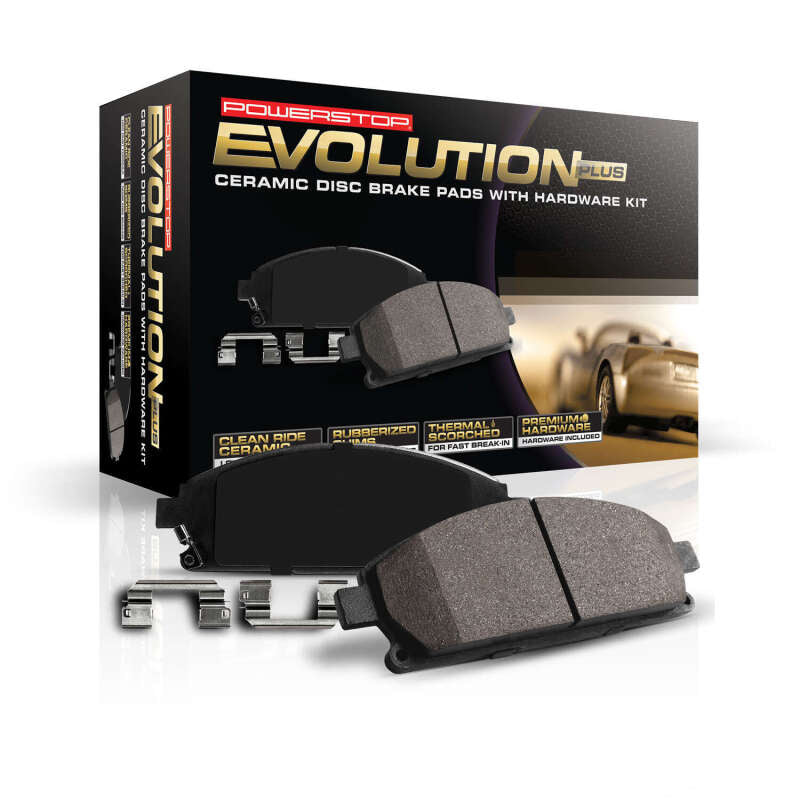 Power Stop 21-26 Volkswagen ID.4 Front Z17 Evo Ceramic Pad w/Hardware