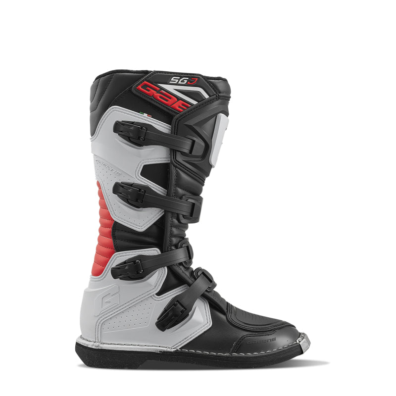 Gaerne SGJ Boot Black/White/Red Size Youth - 2