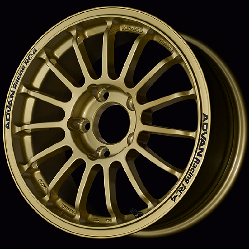 Advan RC-4 15x6.5 / +38 Offset / 4x100 / 63mm Bore / Rally Gold