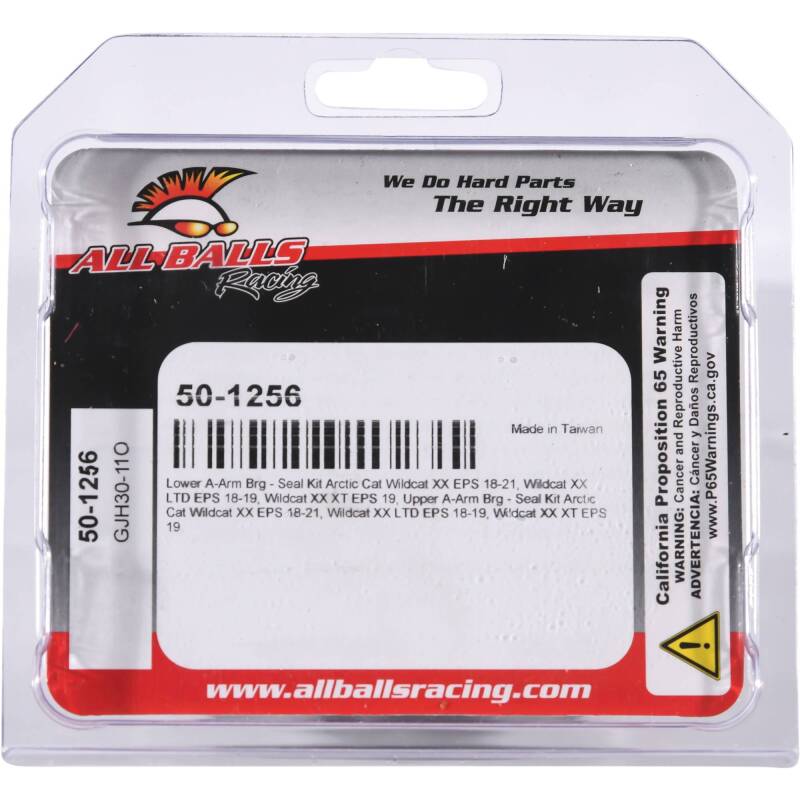 All Balls Racing 2018 Arctic Cat Wildcat XX EPS Front Lower A-Arm Bearing Kit, 2 Kits Req. Per Veh.