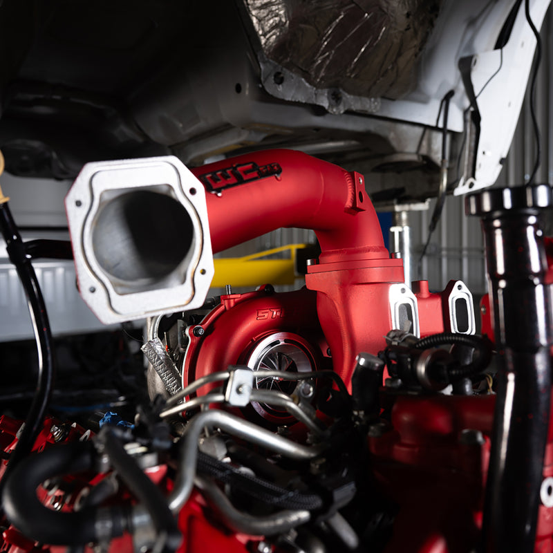 Wehrli 11-16 Chevrolet 6.6L LML Duramax High Flow Y-Bridge Kit - Sparkle Granny Smith