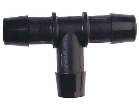 Gates 3/4in (19mm) Tee Hose Connector (Plastic)