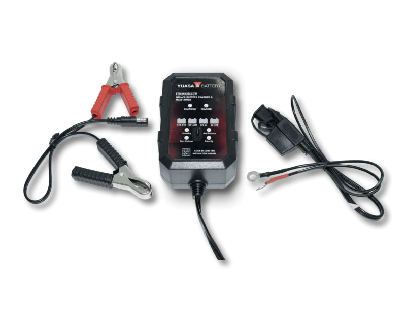 Yuasa 900m Amp Charger & Maintainer - 6V/12V