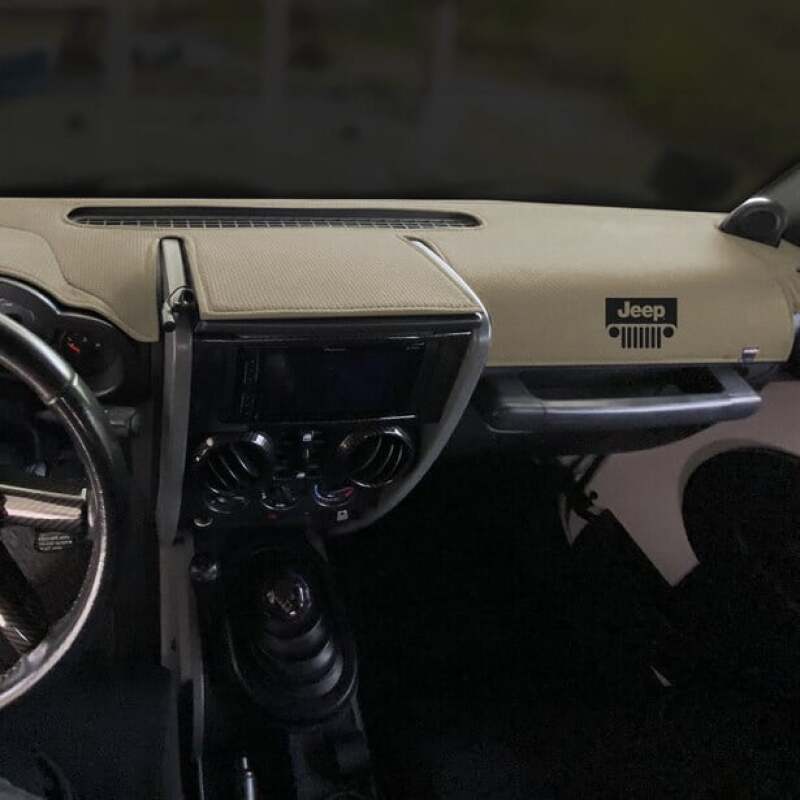 Covercraft 11-14 Jeep Wrangler (JK) w/o Light Sensor Limited Edition Dash Cover w Jeep Grill Logo