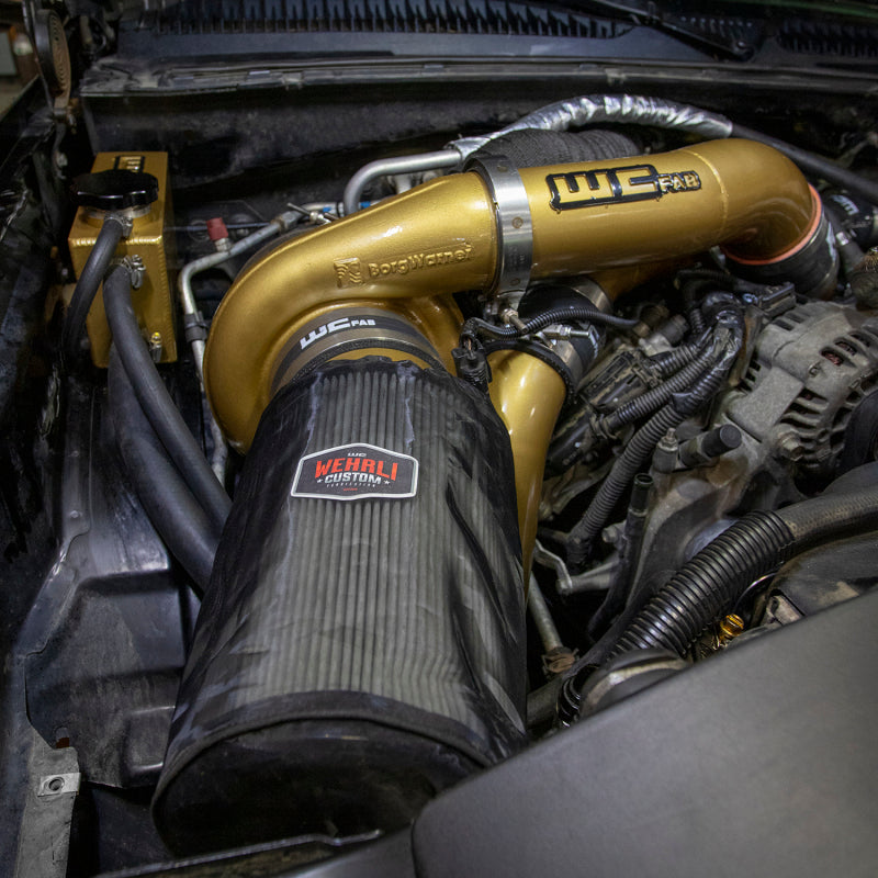 Wehrli 01-04 Duramax LB7 Twin Turbo Kit S400/Stock - Gun Metal