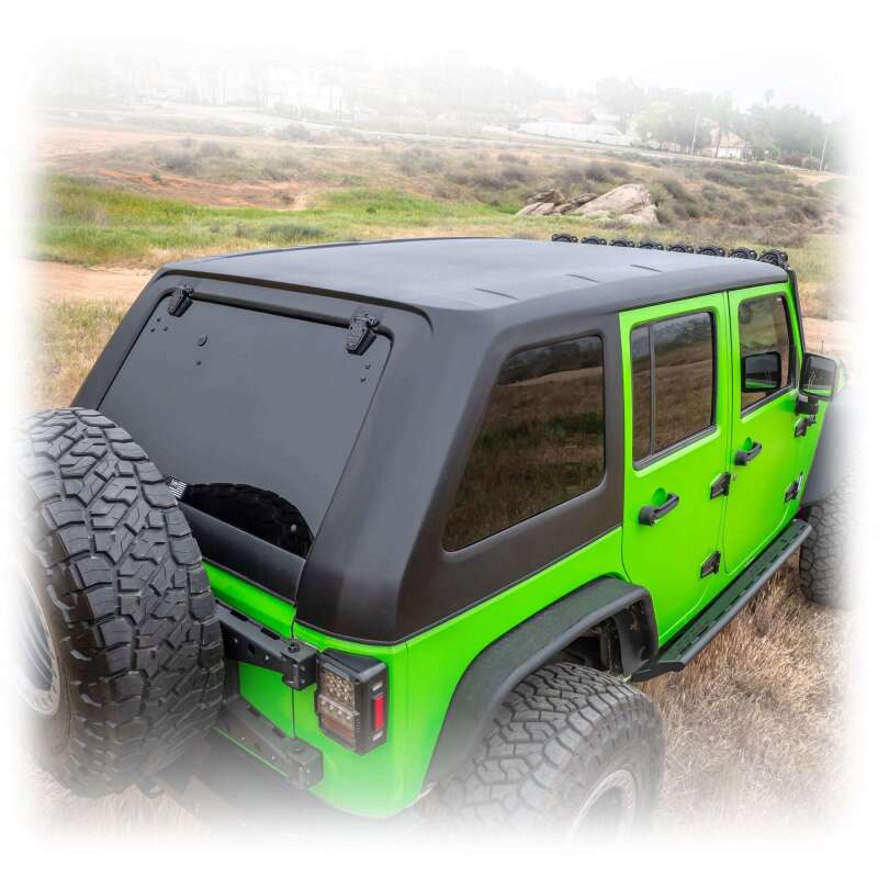 Turn Offroad 2007-2018 Jeep JK 4 Door Fastback Hardtop 1 Piece Primer (Paintable)