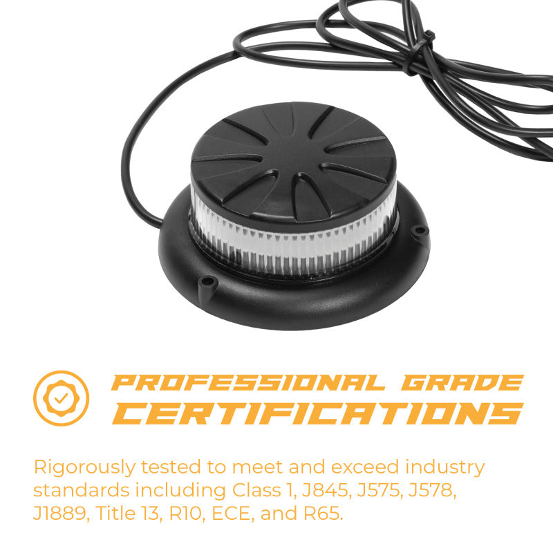 Putco Hornet Beacon Strobe Light Bar - (Amber/White)