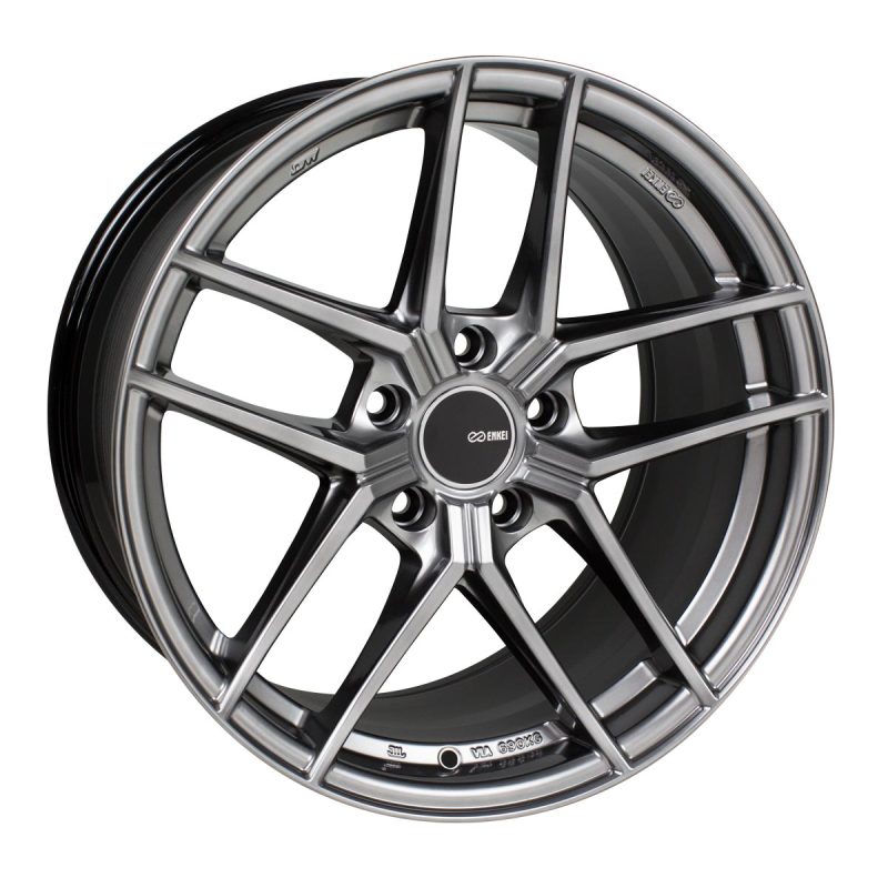 Enkei TY5 19x8.5 5x114.3 50mm Offset 72.6mm Bore Hyper Silver Wheel