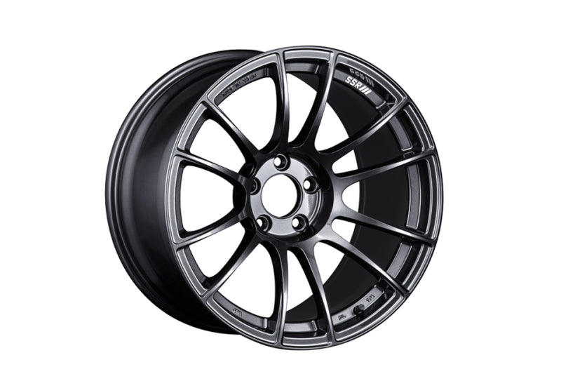 SSR GTX04 17x7 4x100 43mm Offset Dark Gunmetal Wheel