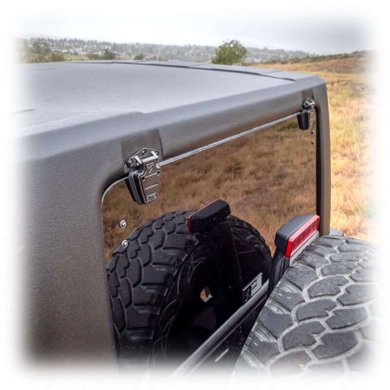 Turn Offroad 07-18 Jeep JK 2 Door Squareback Hardtop 2-Piece - White
