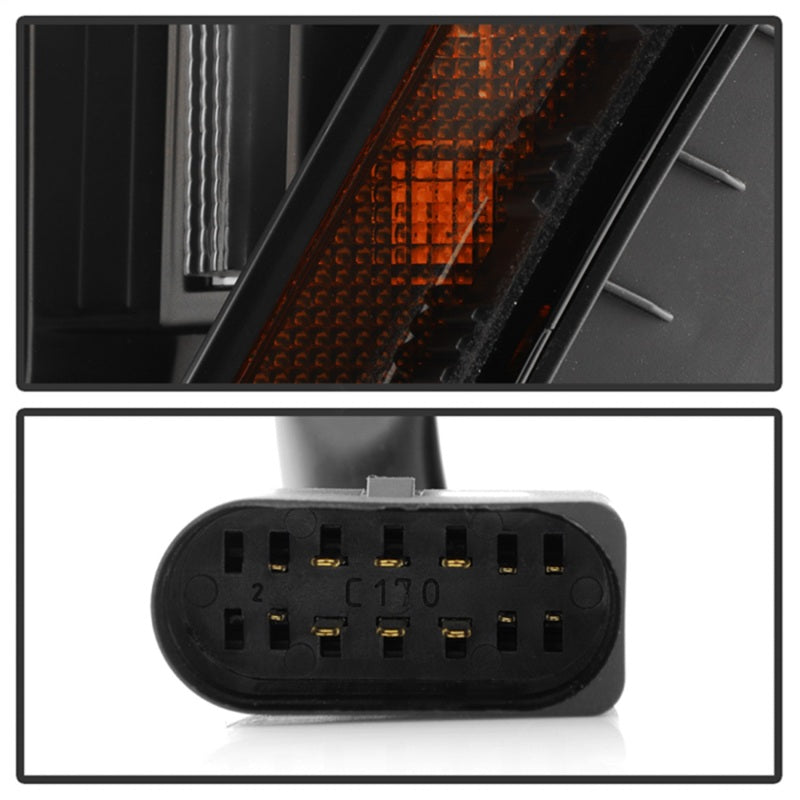 Spyder 13-17 Audi A5 HID Model Only Projector Headlights - Black (PRO-YD-AA513HIDSI-SEQGR-BK)