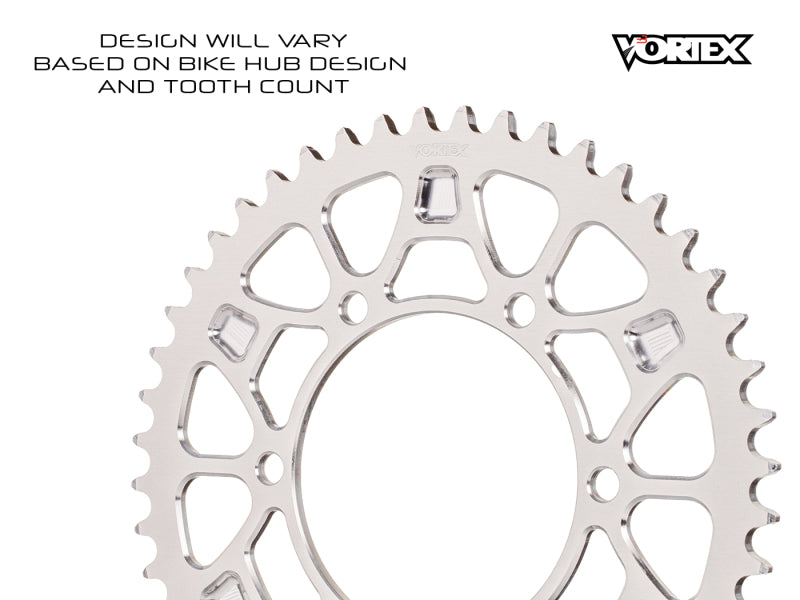 Vortex Racing V4 42 Tooth 530 Rear Sprocket - Silver