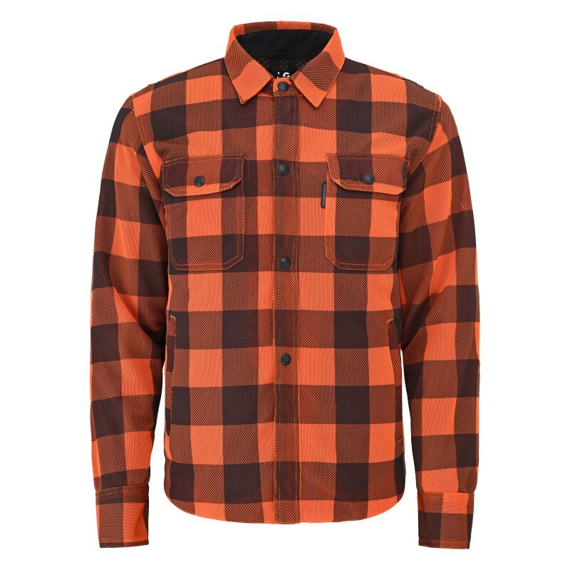 Speed and Strength Black Nine Mesh Moto Shirt Orange/Black - Medium