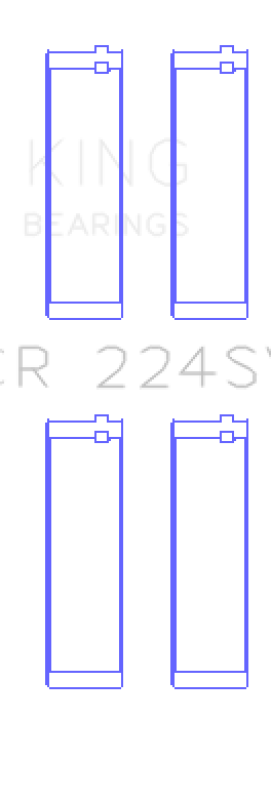 King Engine Bearings BMW S65B40A/S85B50A Connecting Rod Bearing Set - Size +0.25mm