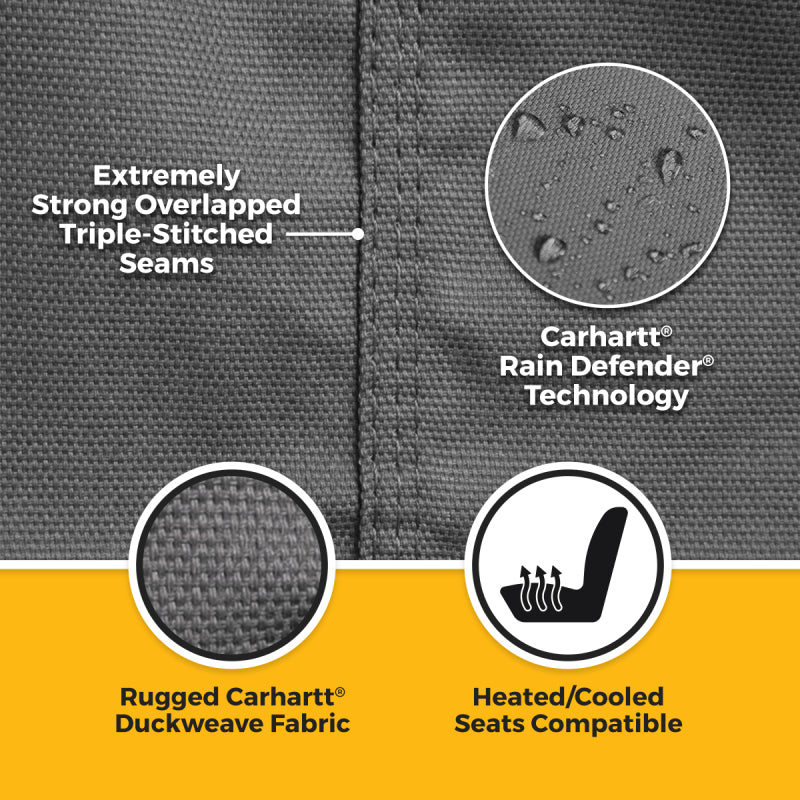 Covercraft 24-25 Toyota Tacoma Carhartt SeatSaver Custom Seat Cover - Gravel