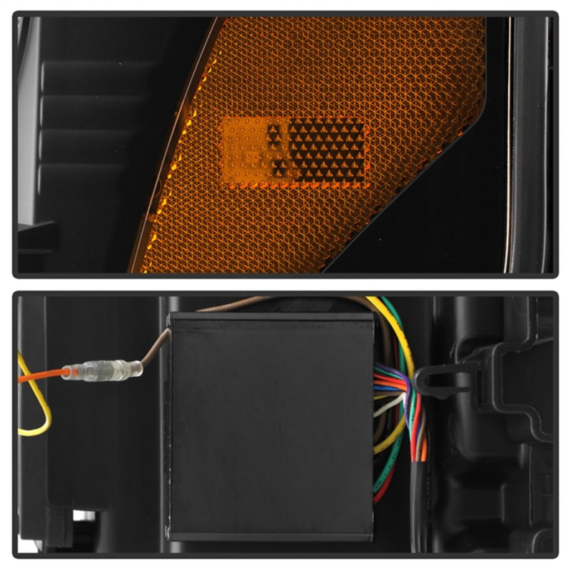 Spyder 17-19 Ford F-250/F-350/F-450 High-Power LED Headlights - Black (PRO-YD-FS17LEDAP-SEQSBGR-BK)