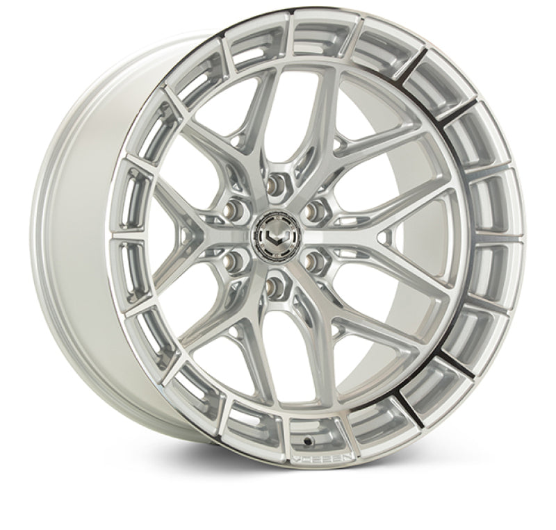 Vossen HFX-6 22x9.5 - 6x139.7 - ET30 - Deep - 95.1 - Silver Polished Wheel