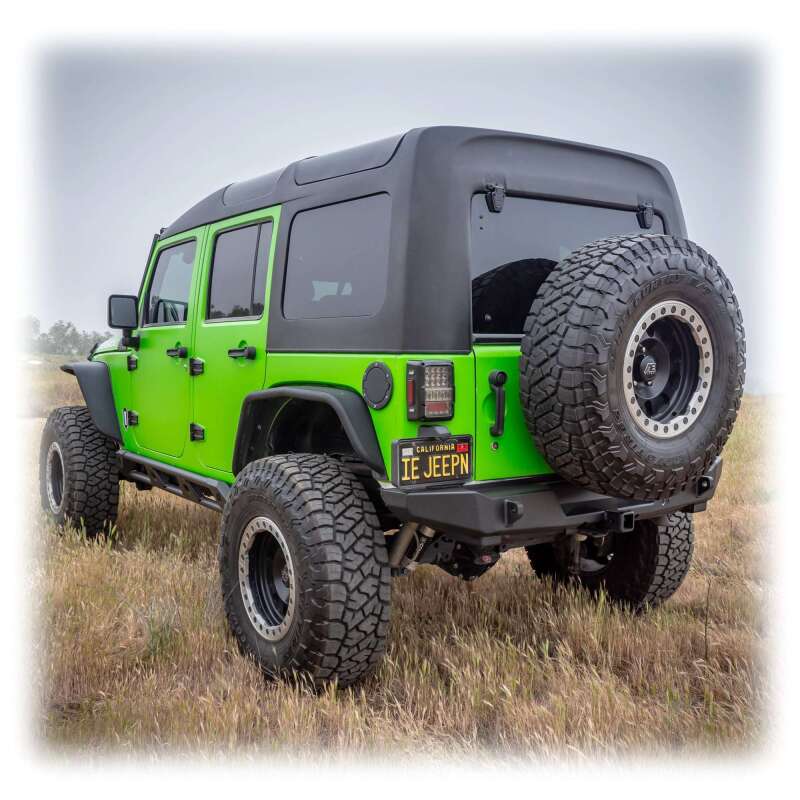 Turn Offroad 07-18 Jeep JK 4 Door Safari Hardtop 2-Piece White