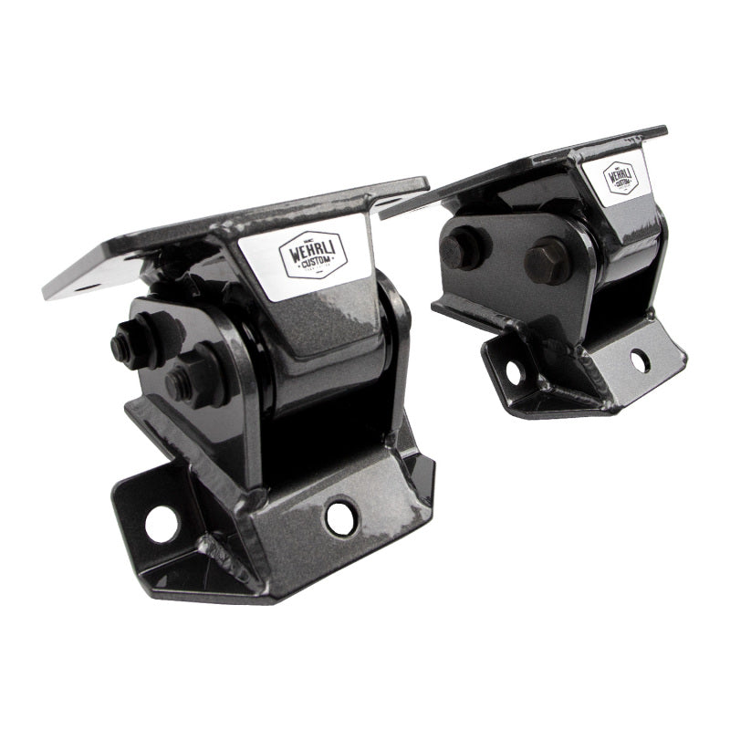 Wehrli 11-16 Chevrolet Duramax LML Heavy Duty Engine Mount - Gloss Black